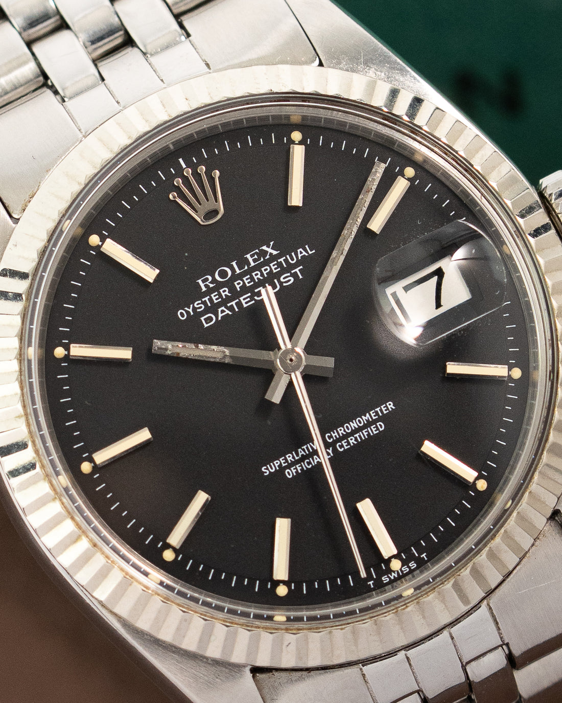 Rolex Datejust 1601 Matte Black Dial
